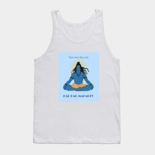 Lord Shiva doing meditation art Tank Top